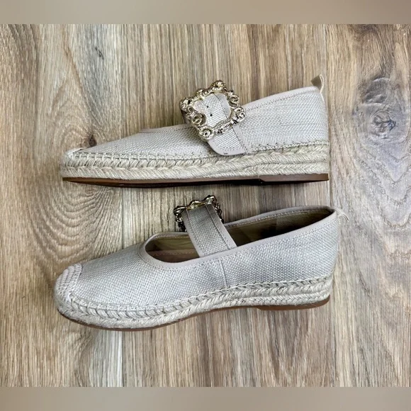Sam Edelman Women’s Maddy Mary Jane Espadrille Flats Size 6.5 EUC - Picture 5 of 7
